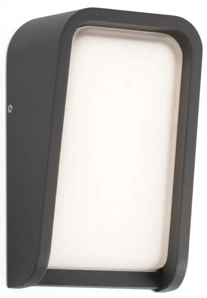 Aplica LED perete exterior design modern IP65 MASK gri