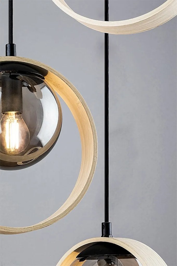 Lustra cu 3 pendule design modern Peyton