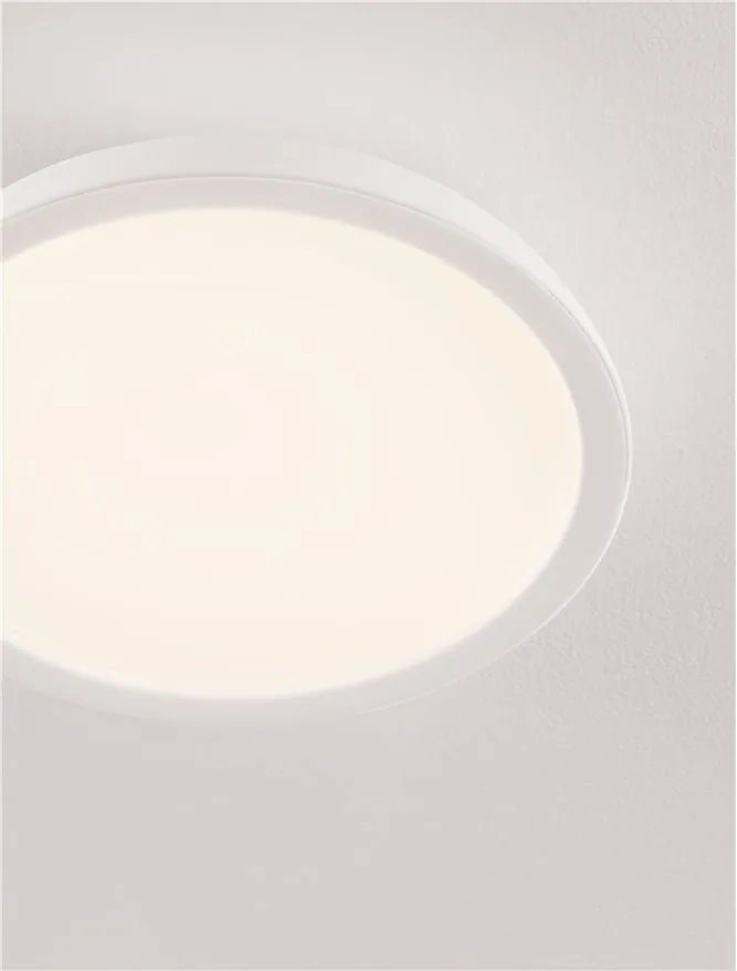 Lustra LED aplicata stil modern FELICIA alb 45cm