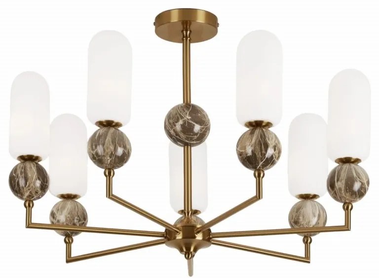 Candelabru modern cu 7 brate Nova Gold