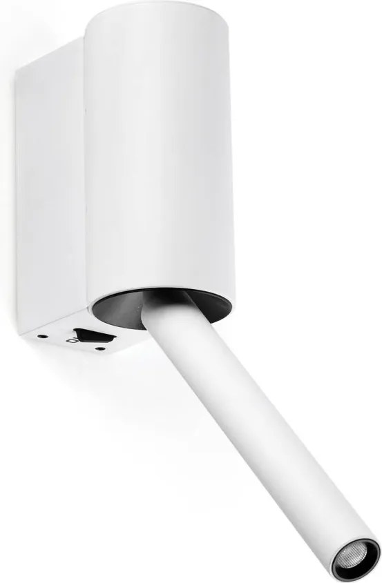 Aplica LED cu reader directionabil DANTE alba 3W 2700K