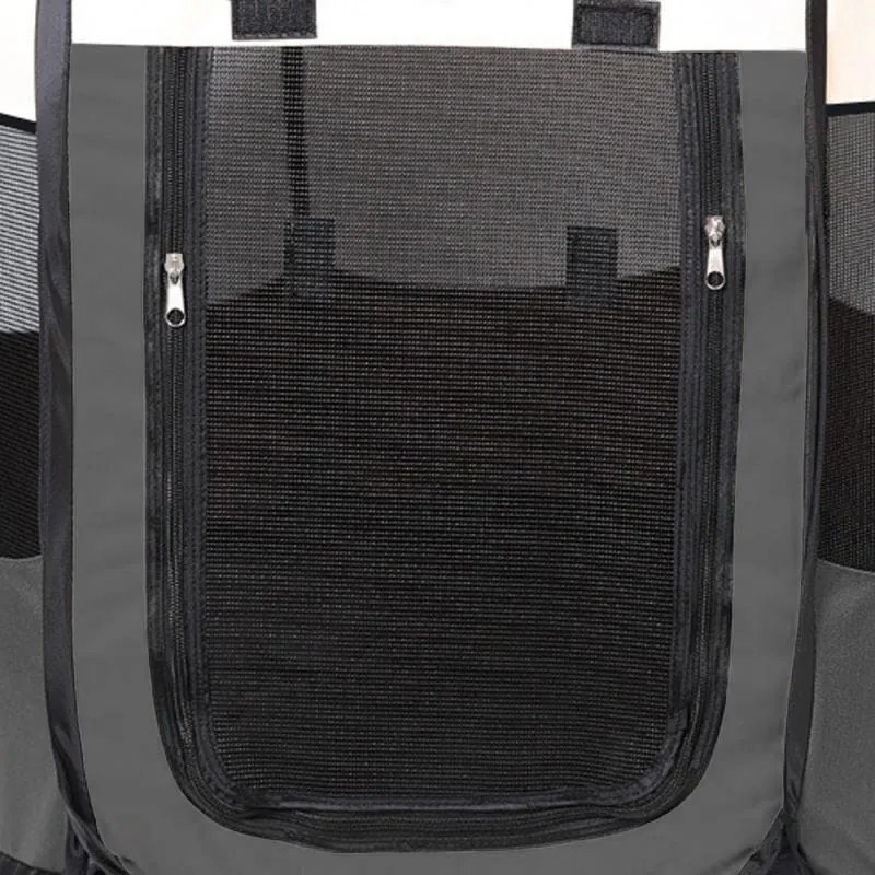 Cusca tarc pliabil pentru caini/pisici Culoare gri 74x74x43cm