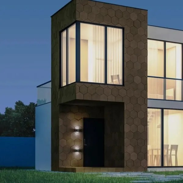 Aplică LED de exterior 6xLED/6W/230V IP54 3000K neagră