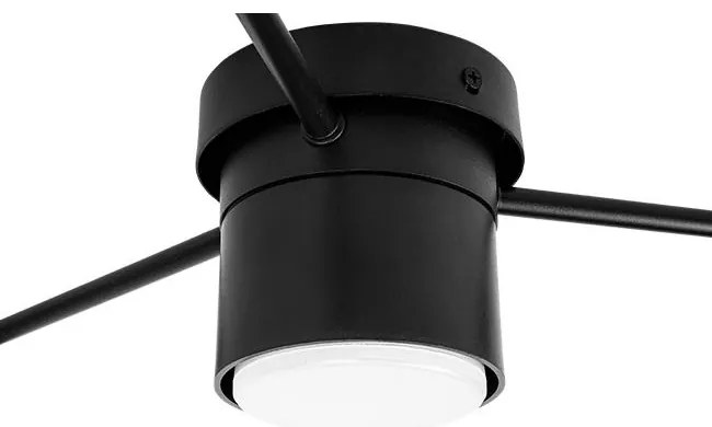 Plafoniera Guliver, 4xGX53, 85 cm, neagra, Masterled