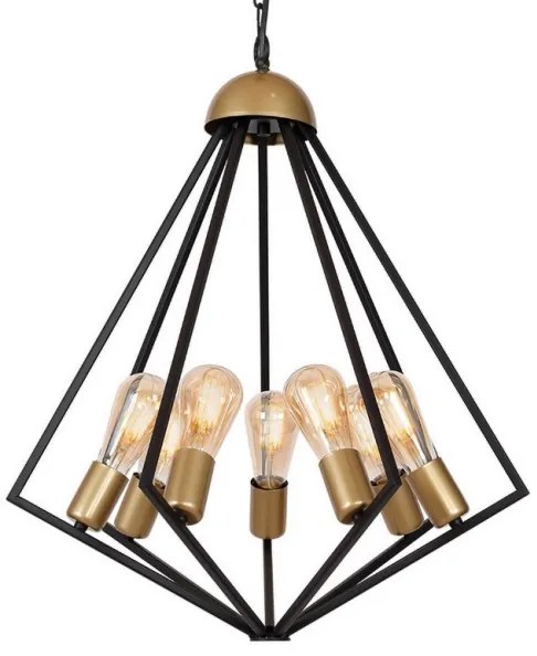 Lustră pe lanț ALI 7xE27/60W/230V