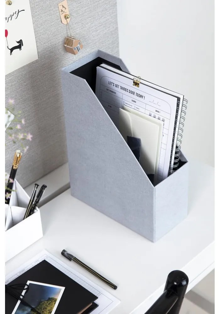 Organizator pentru documente din carton Estelle Canvas Paper Laminate – Bigso