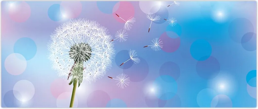 Tablou - Păpădie în vânt (120x50 cm)