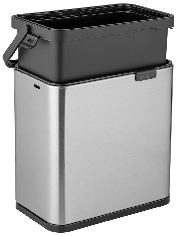 Recipient pentru deșeuri compostabile argintiu mat 3 l Colin – Wenko