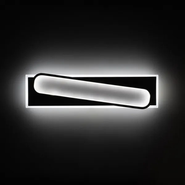 Brilagi - Plafonieră LED dimabilă OUTLINE LED/52W/230V 15x60 cm alb/negru + telecomandă