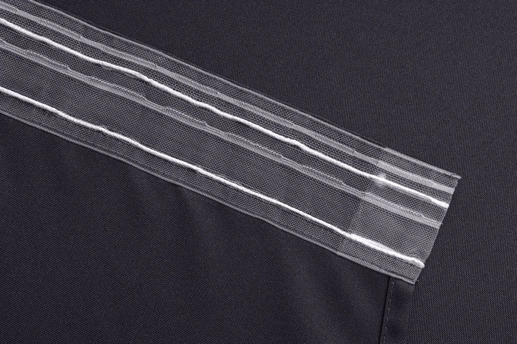 Draperie gri inchis OXFORD 140x250 cm Agatat: Inele metalice