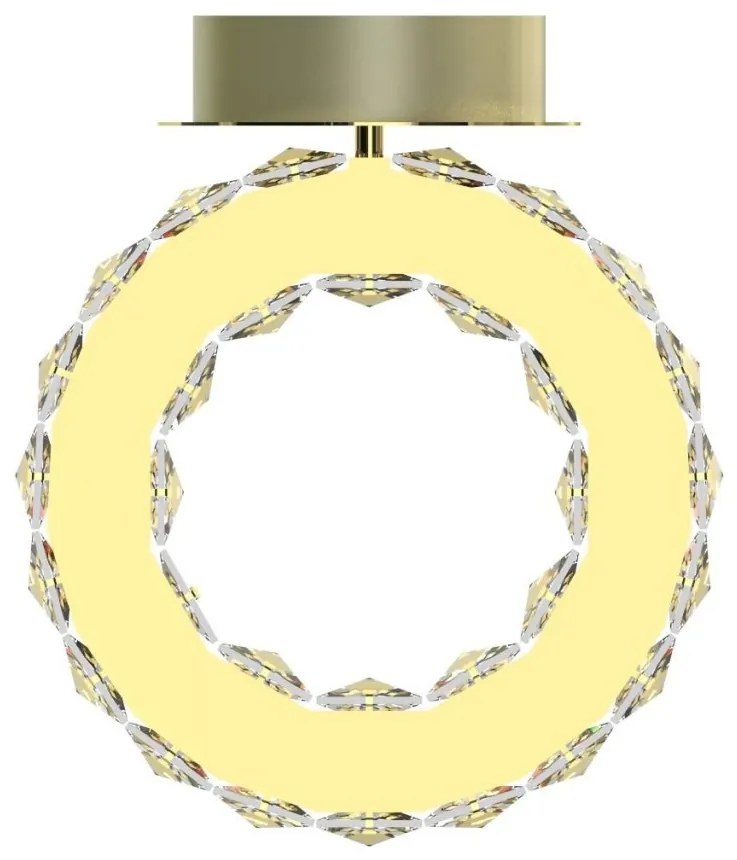 Lustra LED aplicata design modern Girona auriu