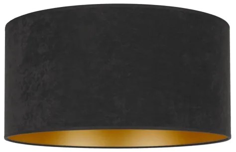 Duolla - Plafonieră ROLLER 3xE27/15W/230V d. 60 cm neagră/aurie