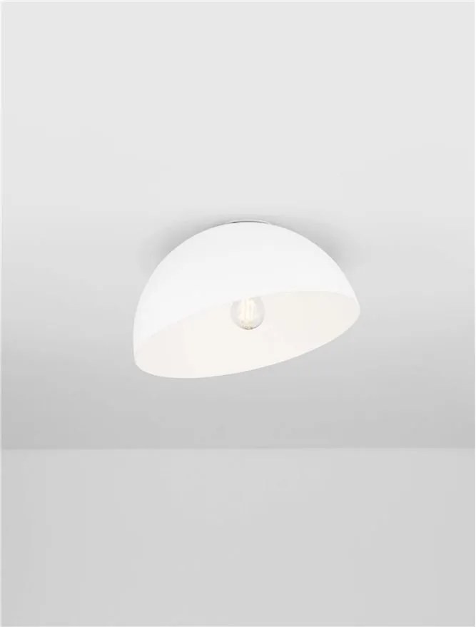 Lustra aplicata design decorativ GEA alb D-29cm