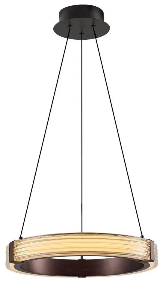 Lustră LED pe cablu JESI LED/2W/230V 3000K maro