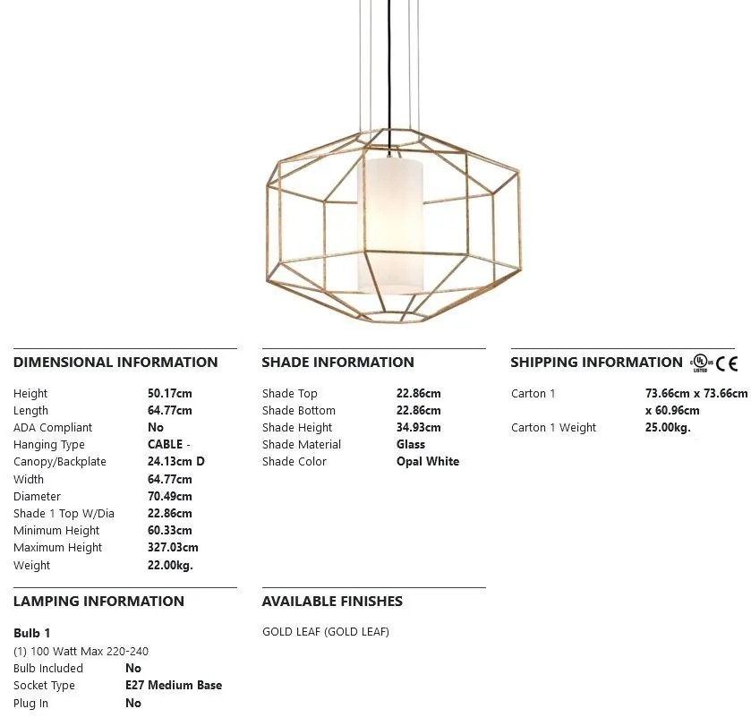 Pendul LUX design deosebit SILHOUETTE big, cu abajur cilindric din sticla