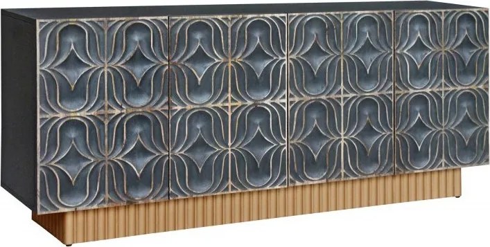 Comoda design natural industrial Piazza San Marco 177cm