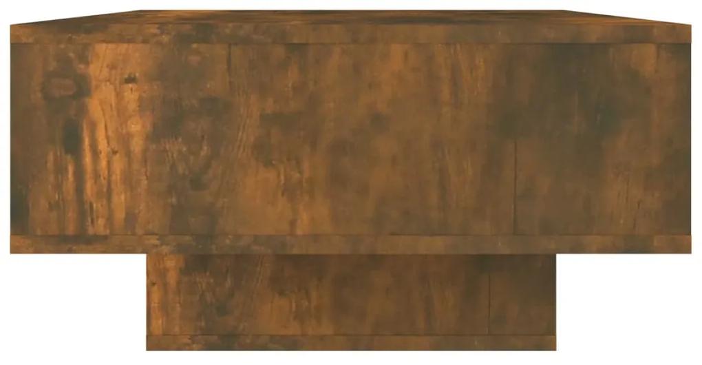 Masuta de cafea, stejar fumuriu, 102x55x42 cm, lemn prelucrat 1, Stejar afumat