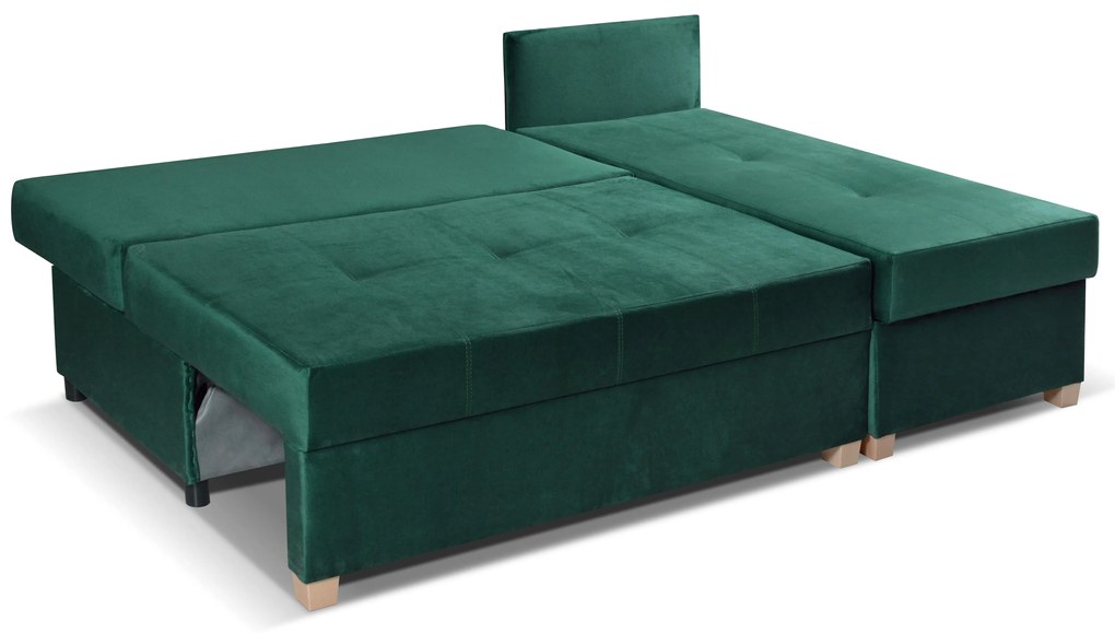 Canapea trei locuri Mike (verde) D. 1025891