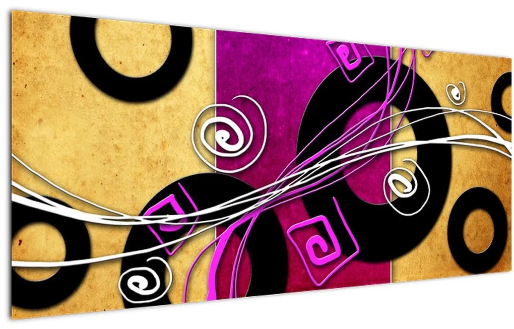 Tablou abstracției (120x50 cm)