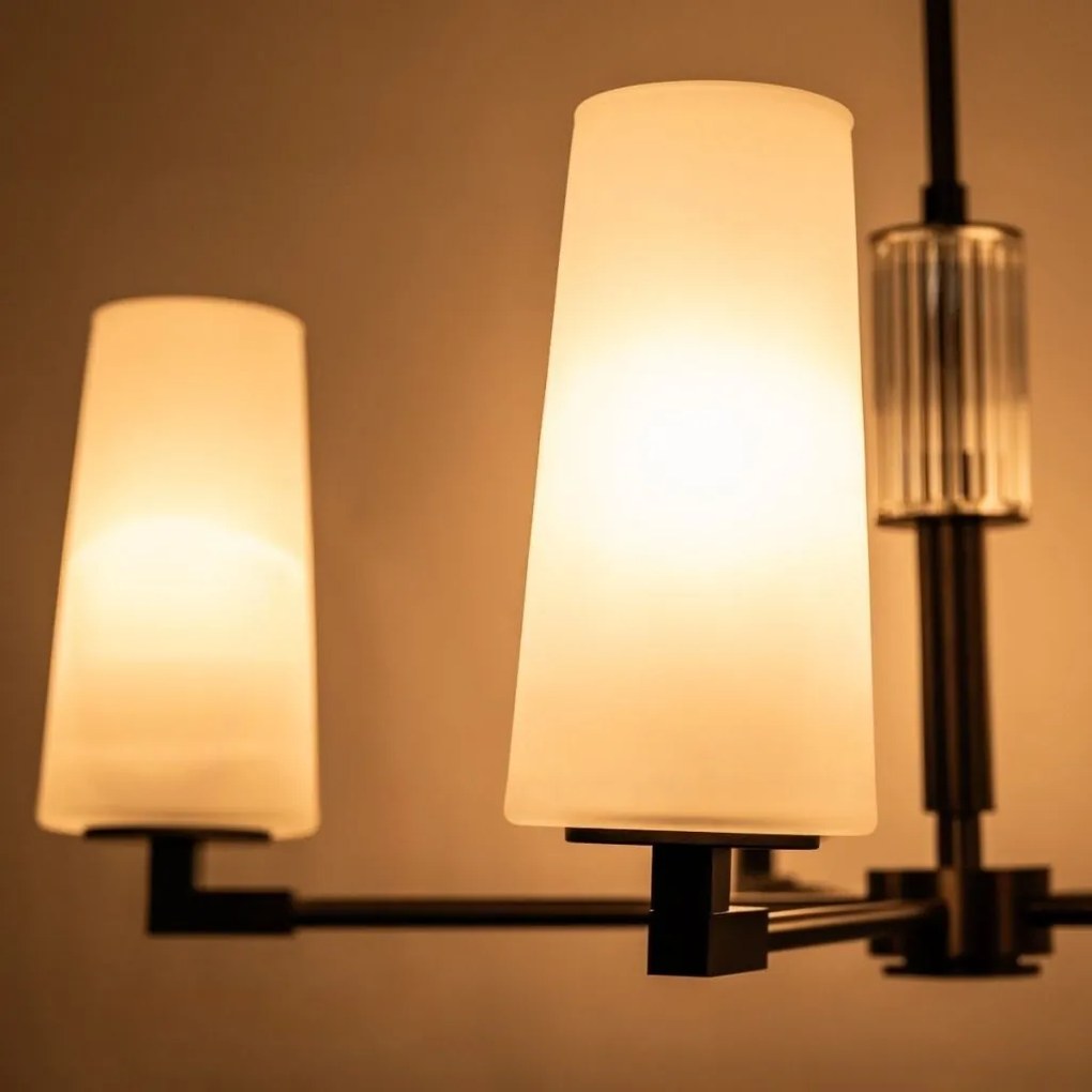 Candelabru elegant cu 5 brate VINCENZA titan periat