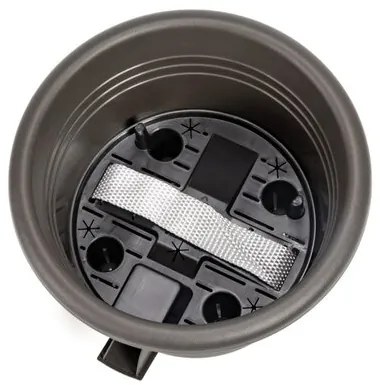 Plastia Ghiveci cu auto-irigare Narza diametru 40cm, antracit, diam. 40 cm
