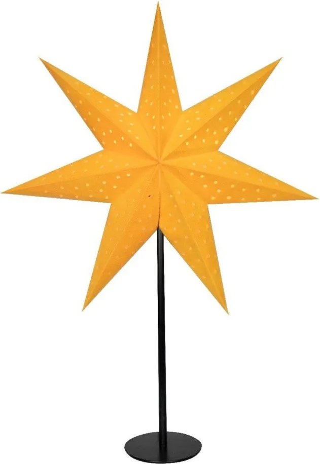 Decorațiune luminoasă de Crăciun neagră/portocalie Clara – Markslöjd