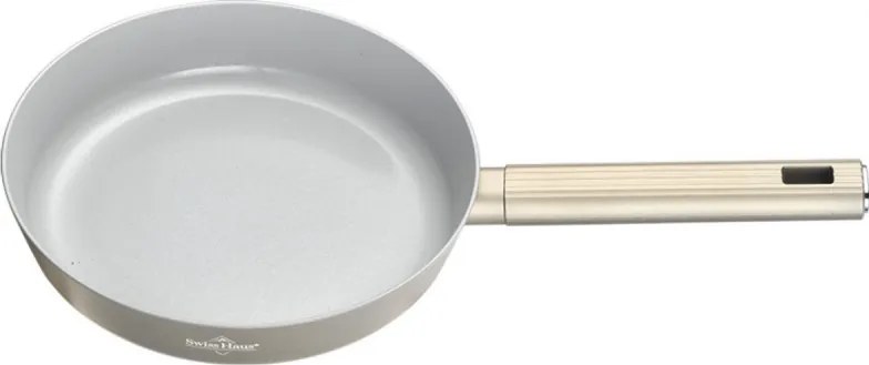 Tigaie Swiss Haus SH-SCFP28CH, Ø28x5,5 cm, Acoperire ceramica Sapphire, Fara PTFE/PFAS/PFOA, Inductie, Sampanie