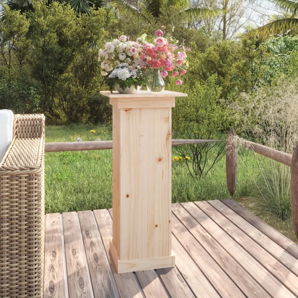 vidaXL Suport pentru flori, 40x40x90 cm, lemn masiv de pin