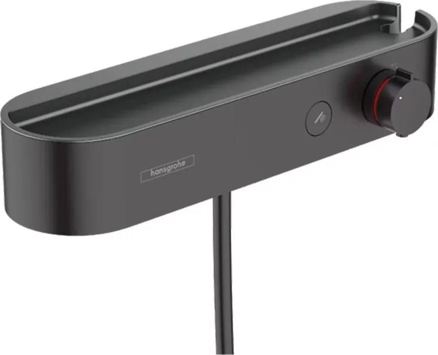 Baterie dus Hansgrohe ShowerTablet Select termostatata negru mat