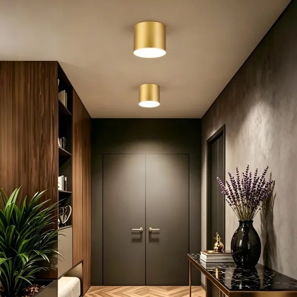 Immax NEO 07318L - Plafonieră LED dimabilă RONDATE 32W/230V 16,5 cm Wi-Fi Tuya aurie