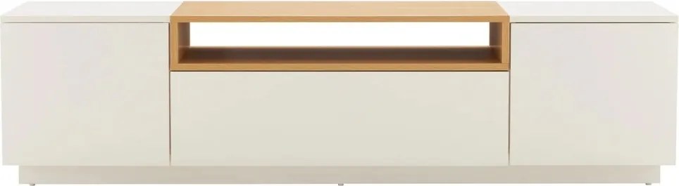 Comoda TV LOFT 160cm natur/ alb