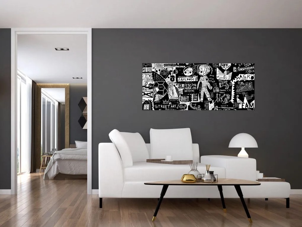 Tablou - Graffiti (120x50 cm)