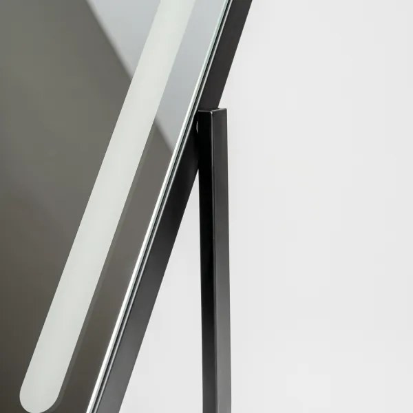 Brilagi -LED Oglindă de machiaj reglabilă CALIFORNIA LED/22W/230V 58x43 cm neagră