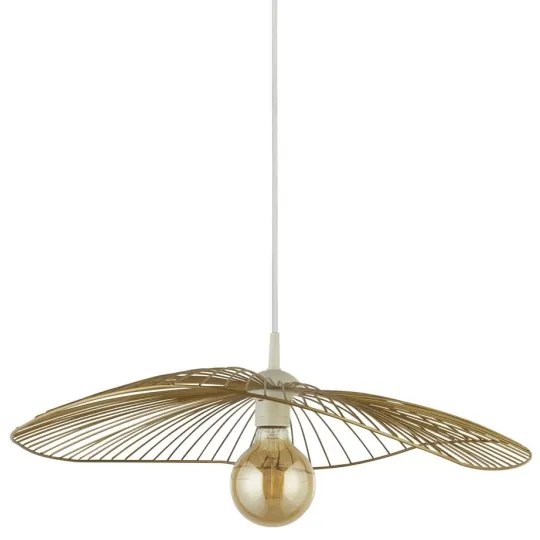 Lustră pe cablu Searchlight 88550GO WAVE 1xE27/60W/230V auriu