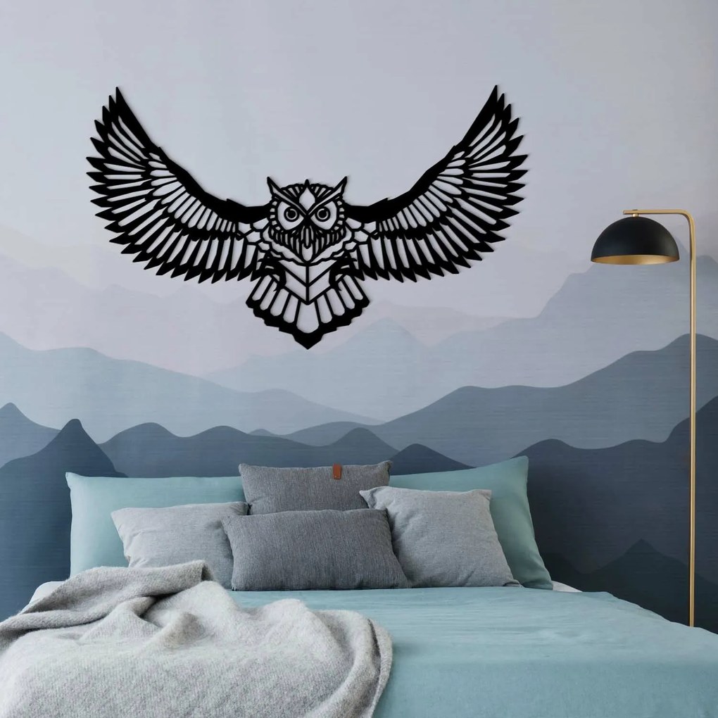 DUBLEZ | Decorațiune din lemn pentru perete - Bufnița