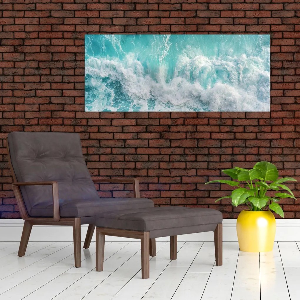 Tablou - Vedere a valurilor oceanului (120x50 cm)