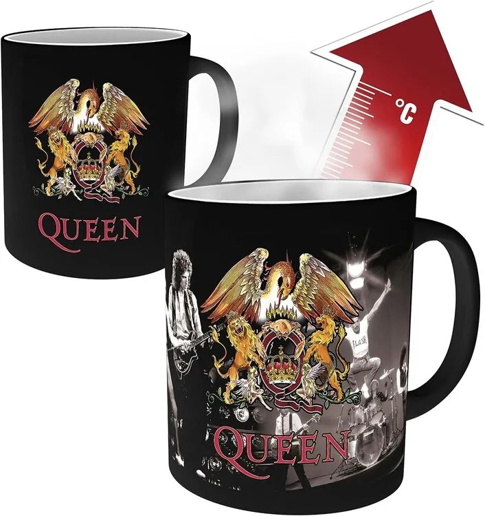 Cană termosensibilă Queen - Crest (Bravado)