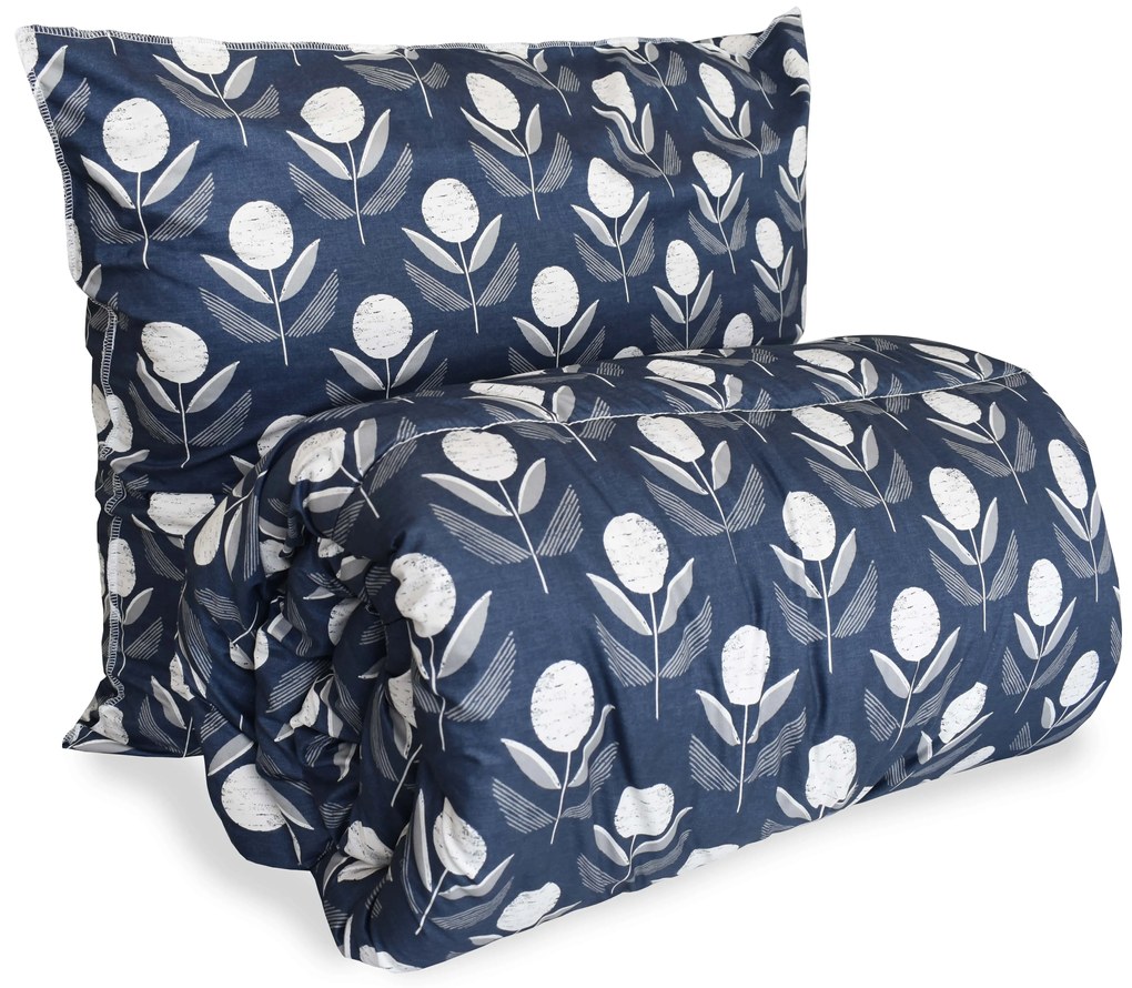 Set patura anuala 140 x 200 cm cu perna 70 x 90 cm NOCTIS