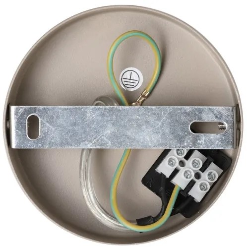 Lustră suspendată pe cablu FERRO 1xE27/15W/230V gri