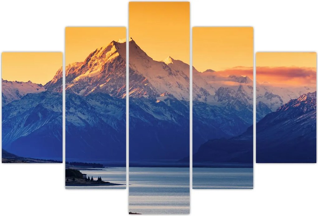 Tablou - Lacul Pukaki (150x105 cm)