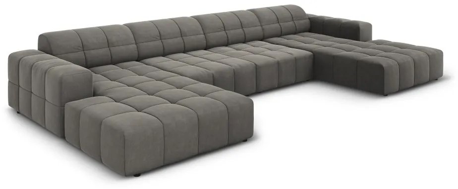 Coltar 6 locuri Chicago catifea L364 cm