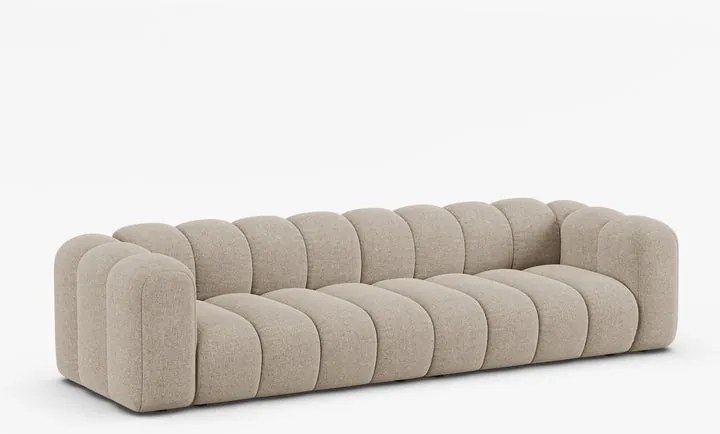 Canapea Lupine 4 locuri chenille Eden L290 cm