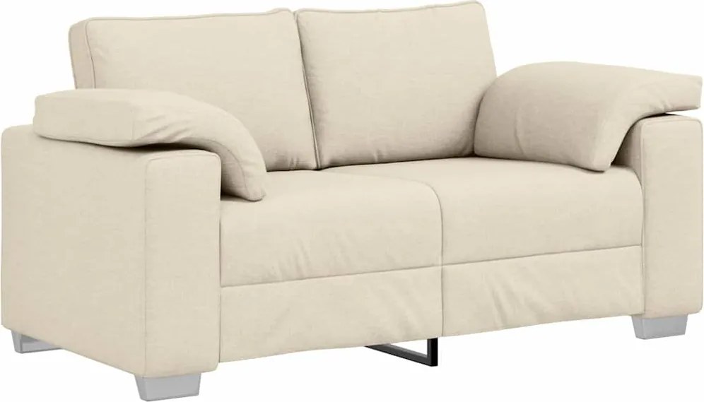 vidaXL Canapea Bej 160 x 80 x 82 cm Material textil din in