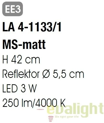 Veioza LED / Lampa birou design modern Mira LA 4-1133/1 Patina OR