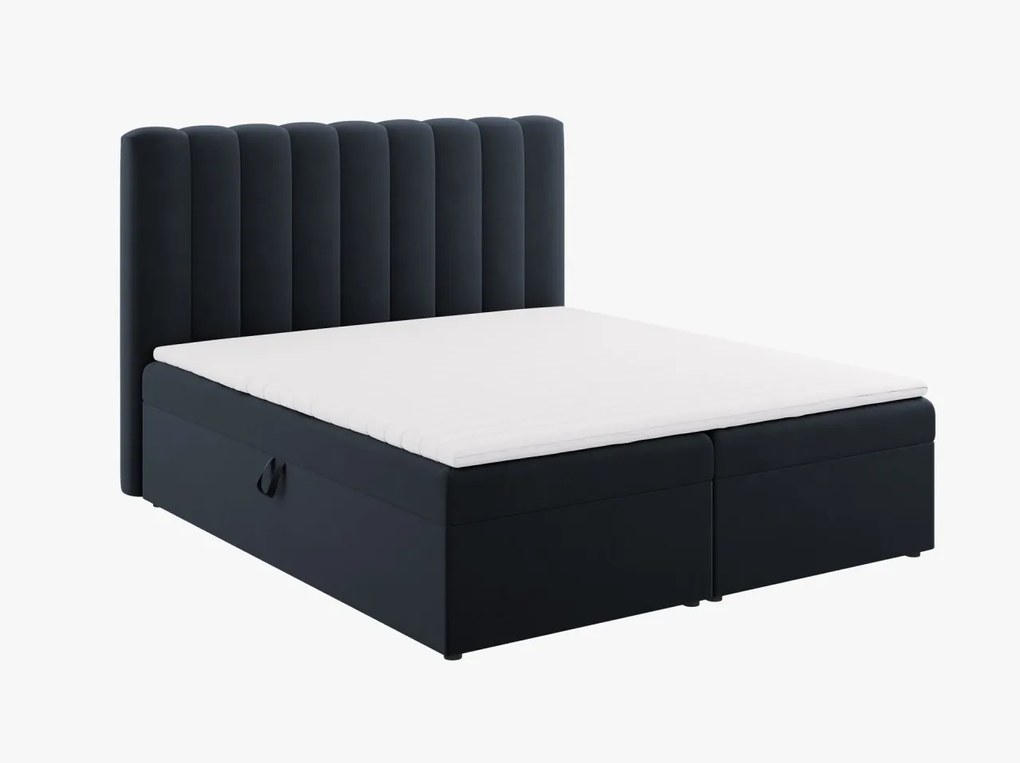 Pat boxspring Kelp 160x200 cm catifea