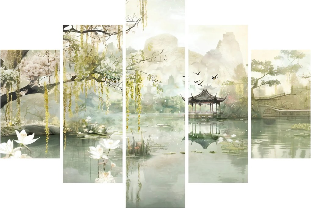 Tablou - Lac Chinezesc (150x105 cm)