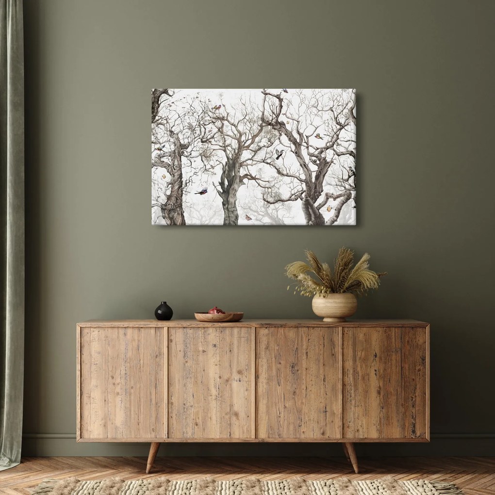 Tablou - Model de pădure, desen (90x60 cm)