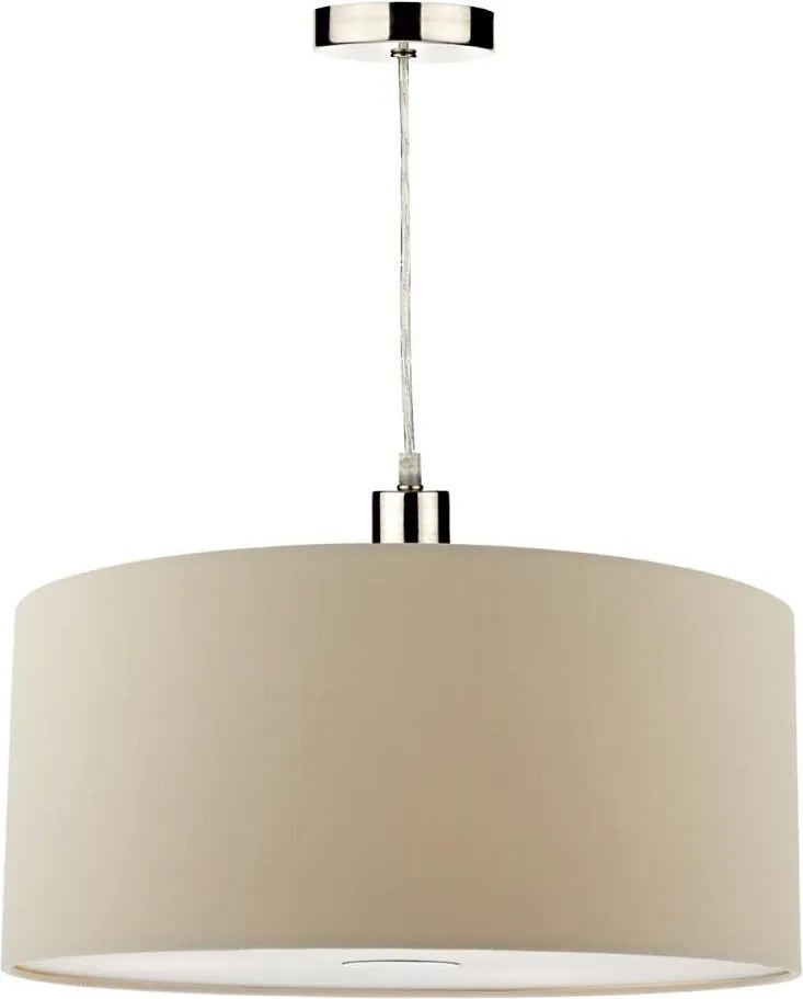 Där Lighting RON6529 - Lustră pe cablu RONDA 1xE27/60W/230V negru/bej