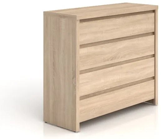 Comodă Kaspian KOM4S (Stejar sonoma). Promo -36%. 798006