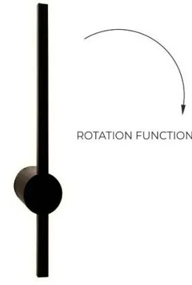 Aplica de perete LED pivotanta design liniar TROY 40cm